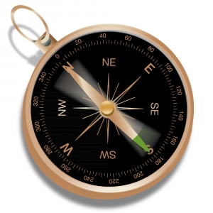 bronze-compass